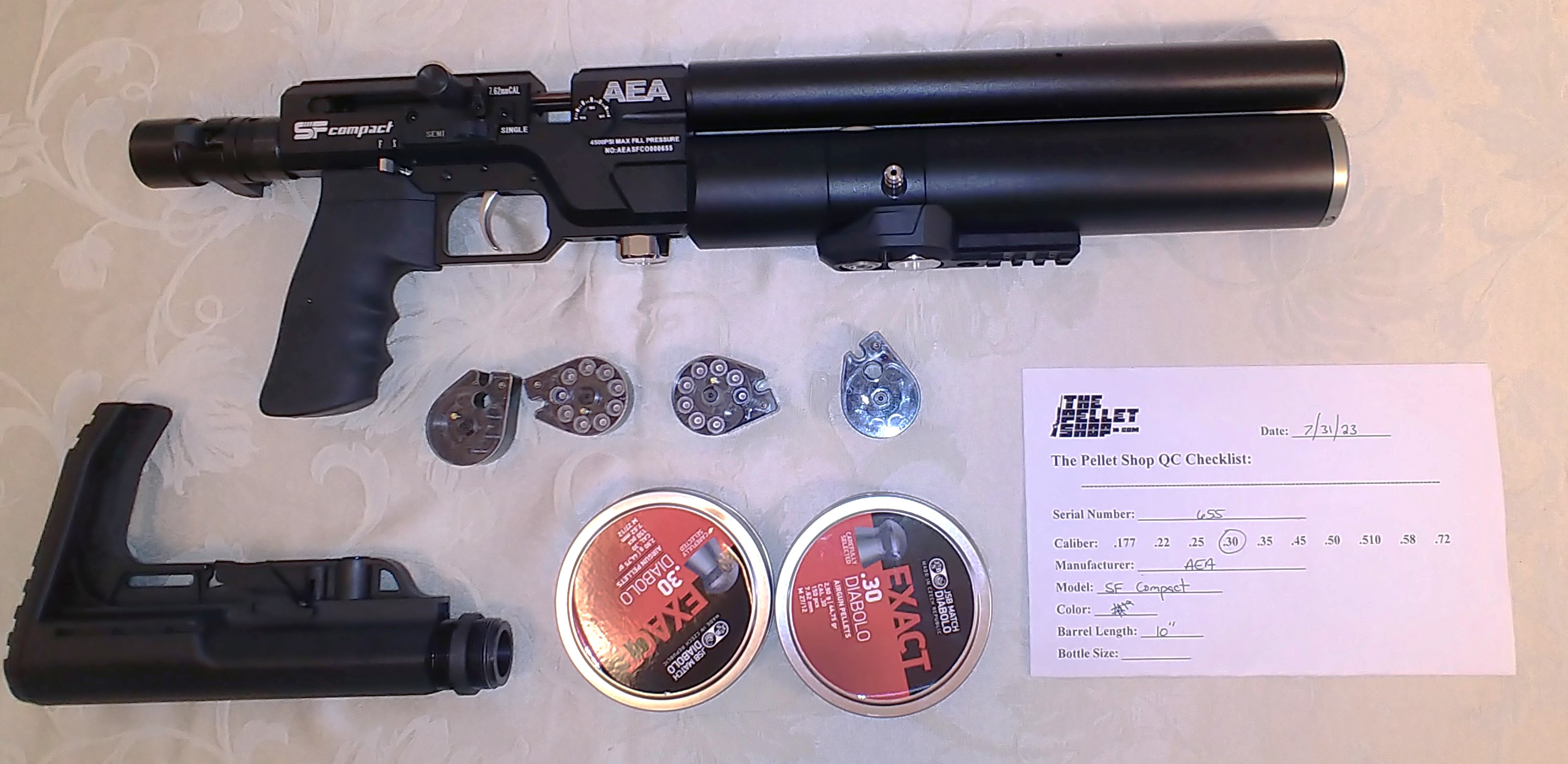 3 AEA SF 10in semi 30 cal - R side with Stock removed.jpg