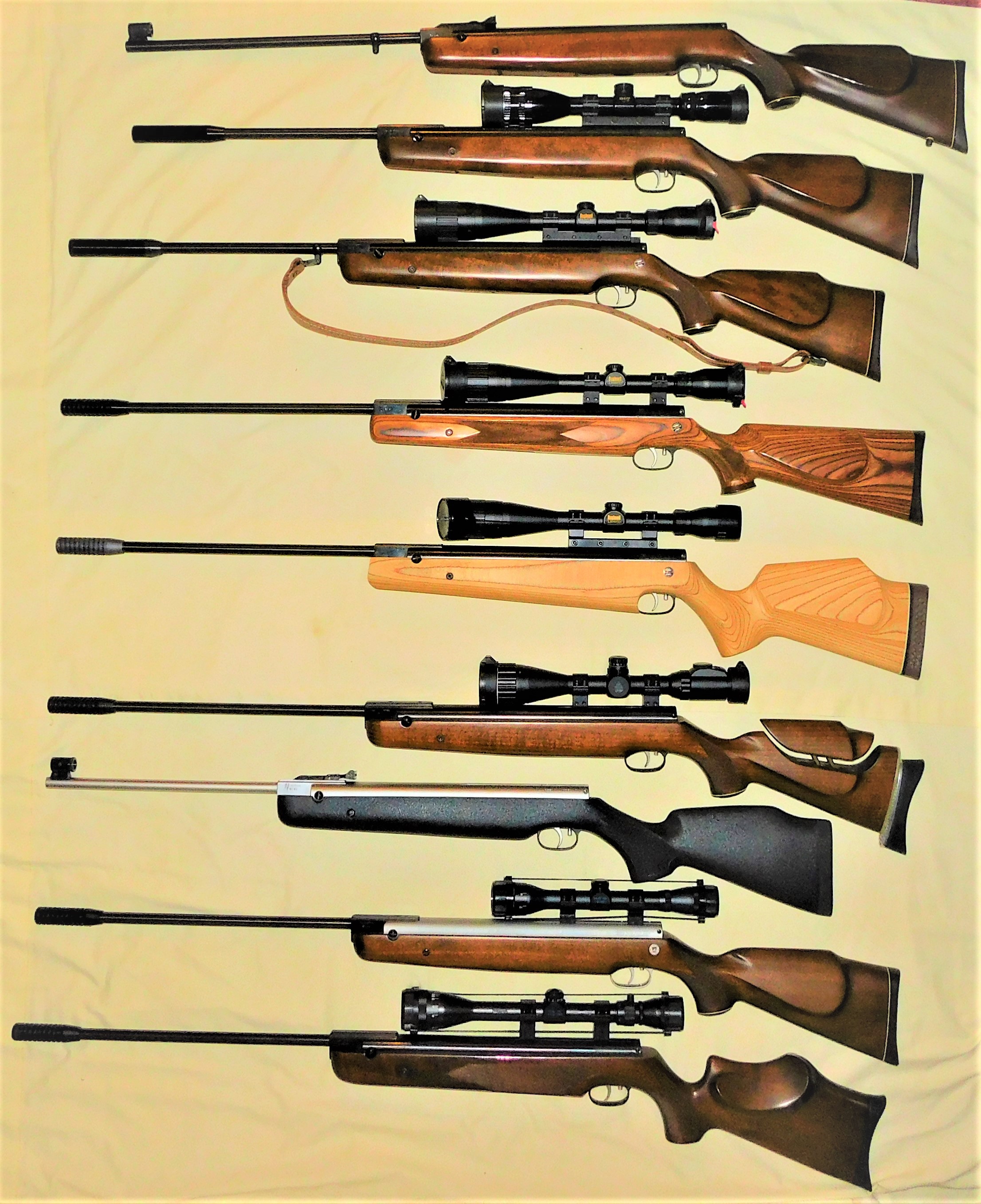 332 R1 montage- double left side stamp, .25 carbine, .22 carbine Laserized, Laser MKI, Laser M...JPG