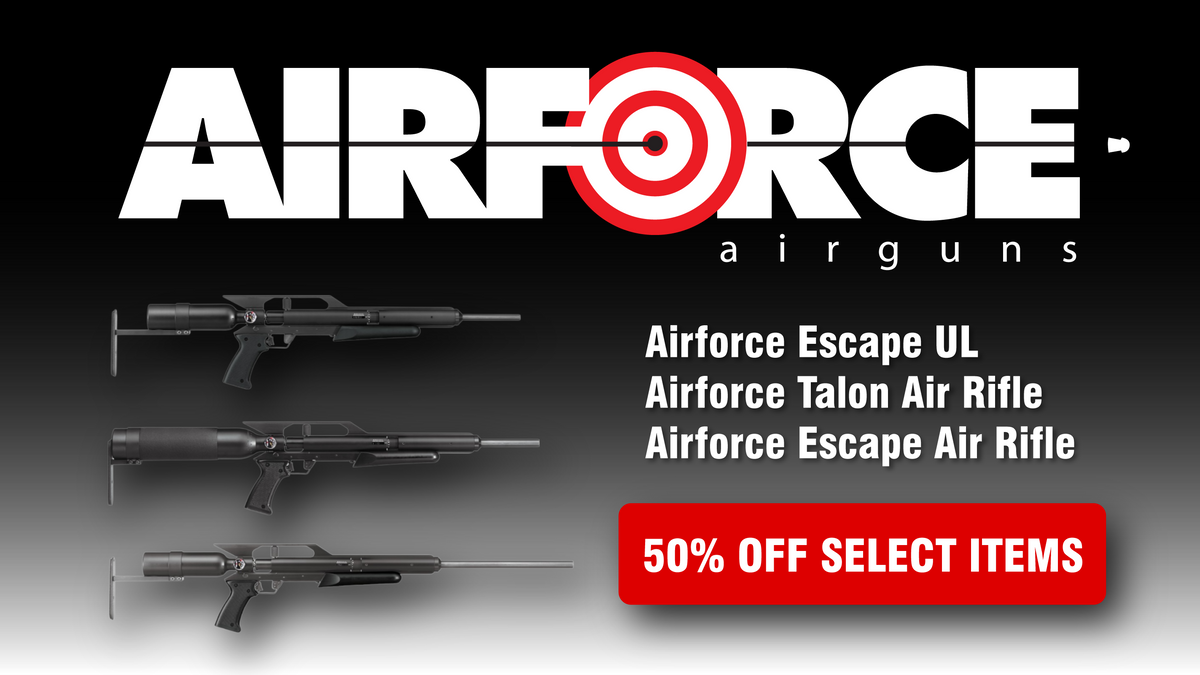 Airforce Airguns 50% off!