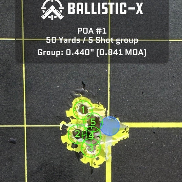 50 Yard Grouping 50 Yard Grouping