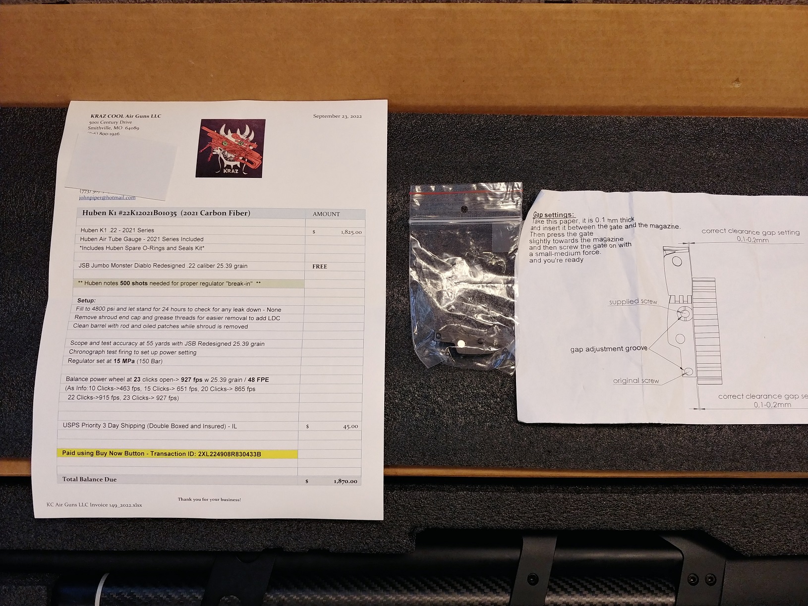 6b Huben K1 Receipt and side gate.jpg
