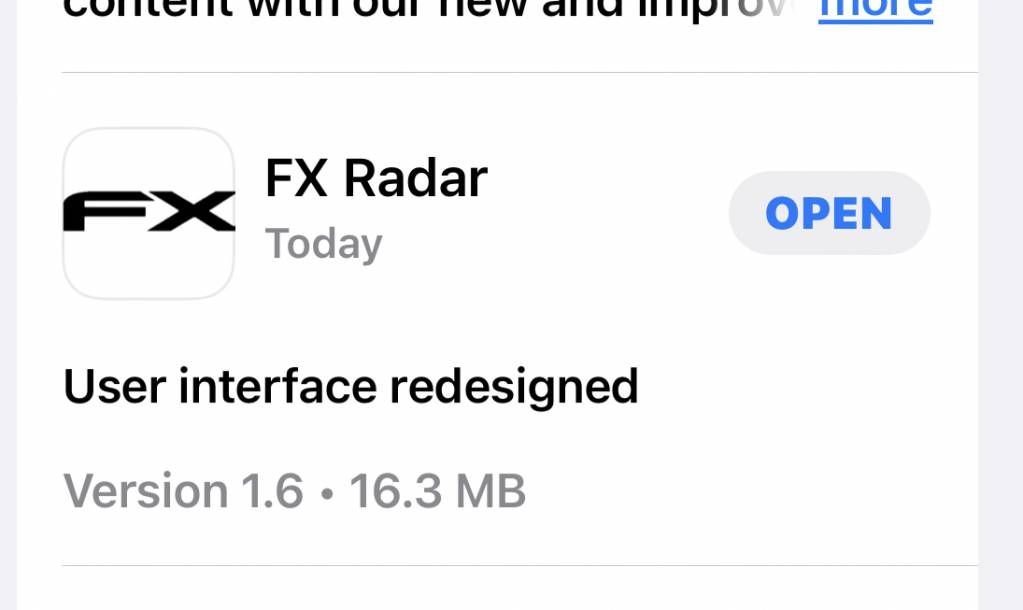 FX Radar on the App Store