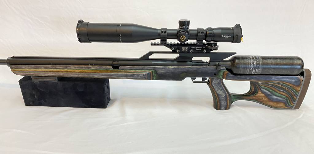 Airforce Texan Stock Custom Green Mountain Camo Laminated Wood Stock by Diamond Gun Stocks IMG...jpg