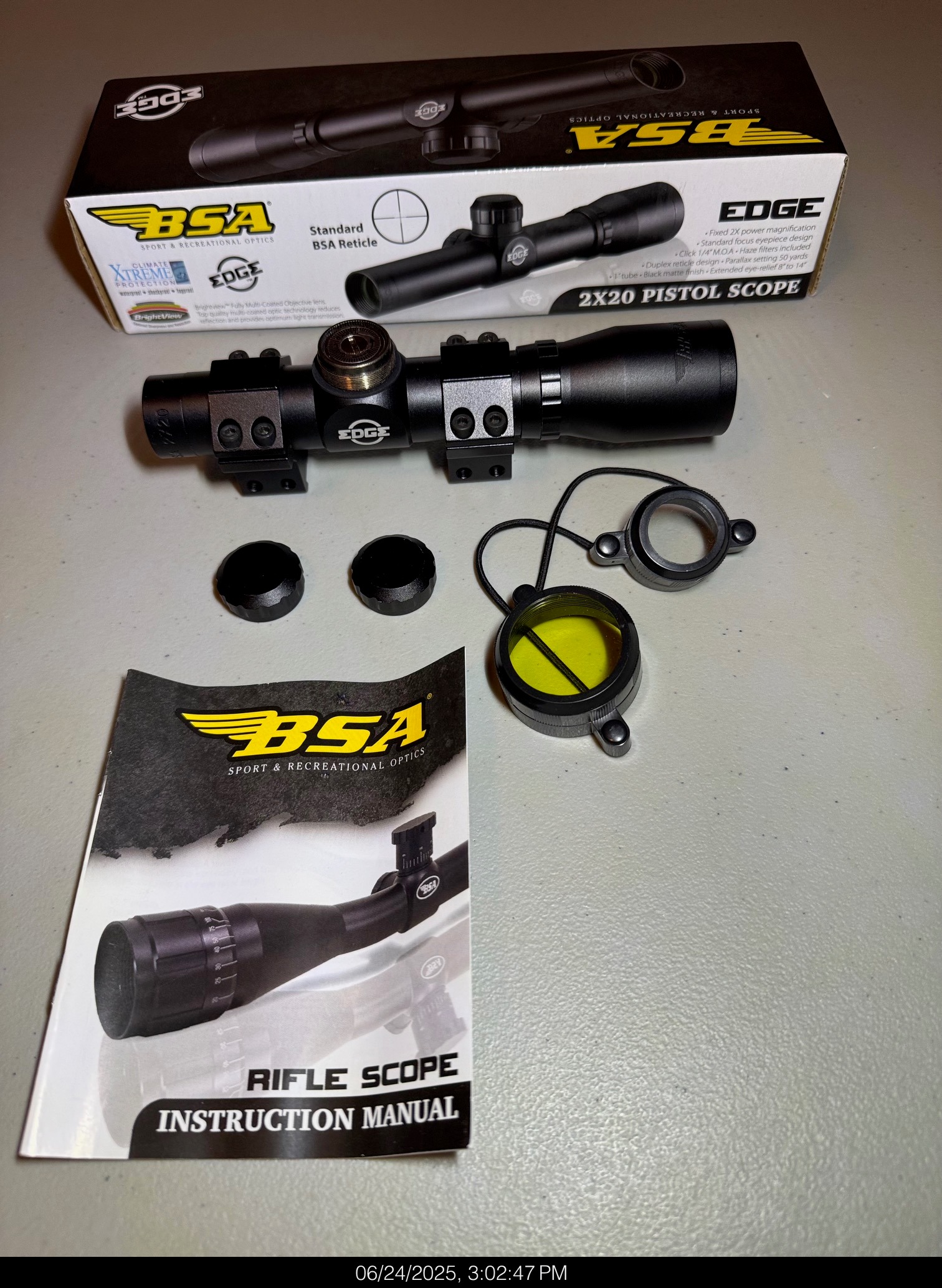 BSA Edge 2x20 Pistol Scope - Pic 01.jpg