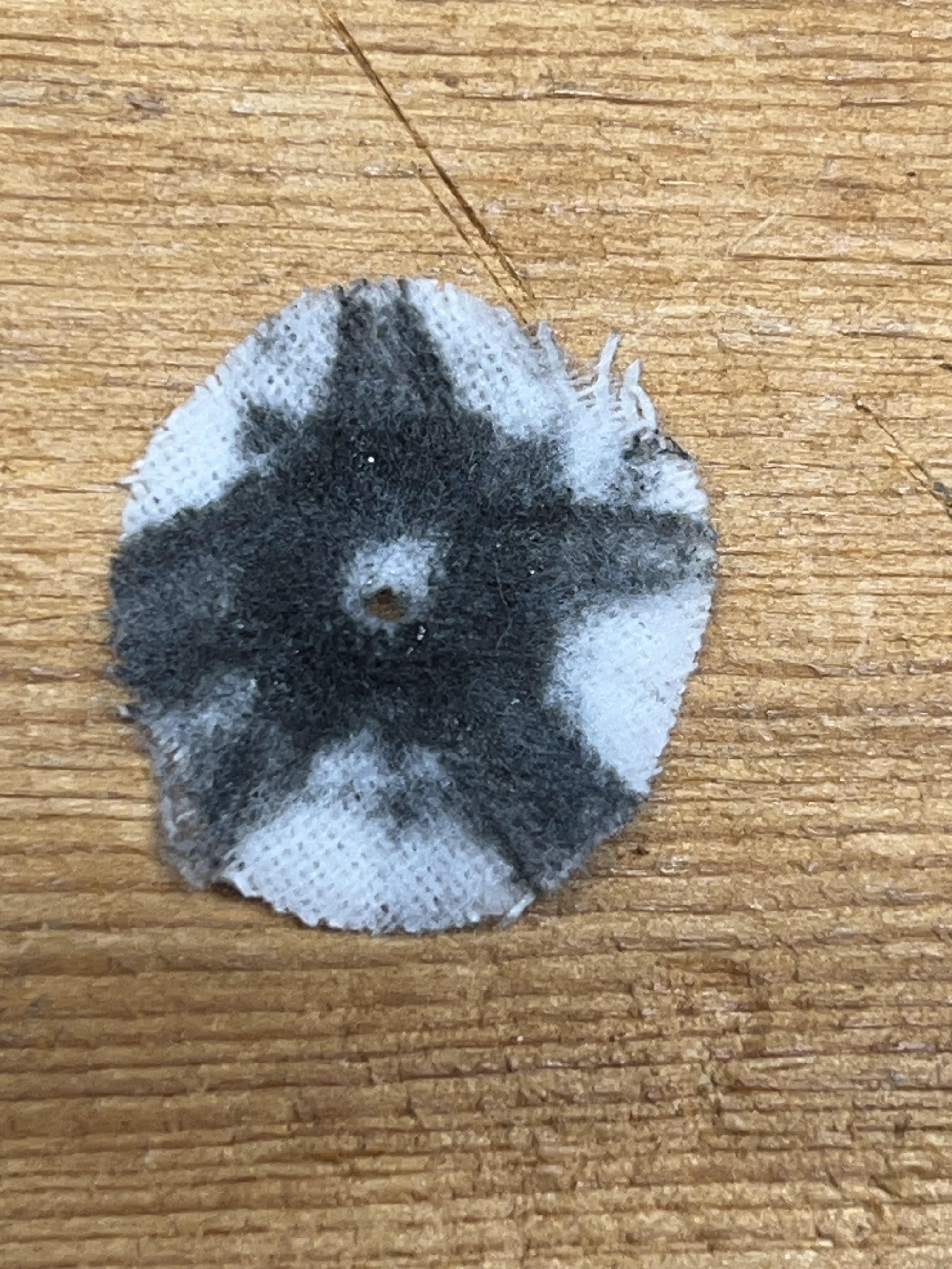 Dirty patch after 100 shots.jpg