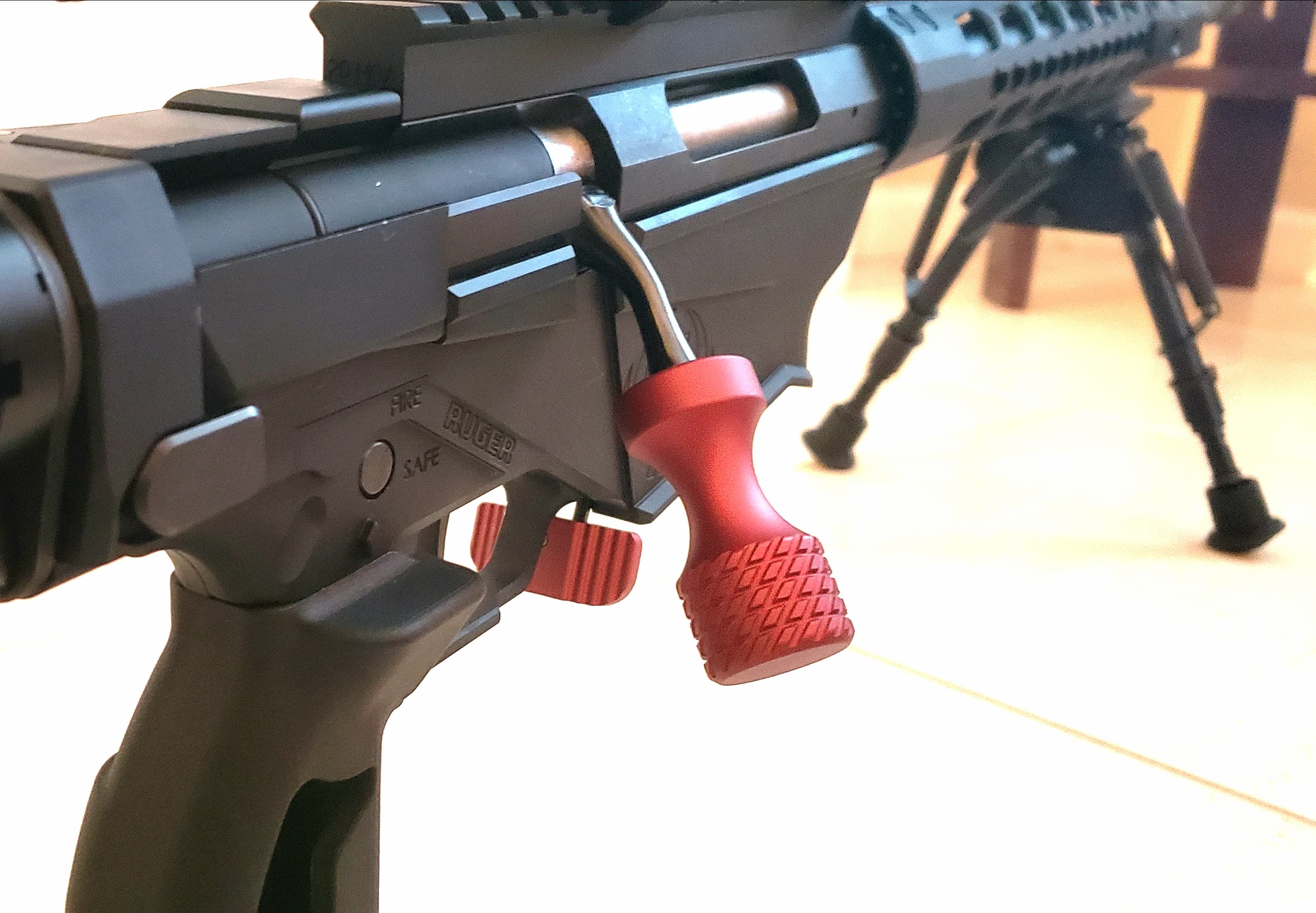 Hammerhead bolt handle and mag release extension.jpg