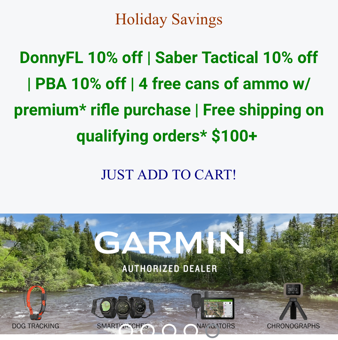 Garmin on sale authorized dealers