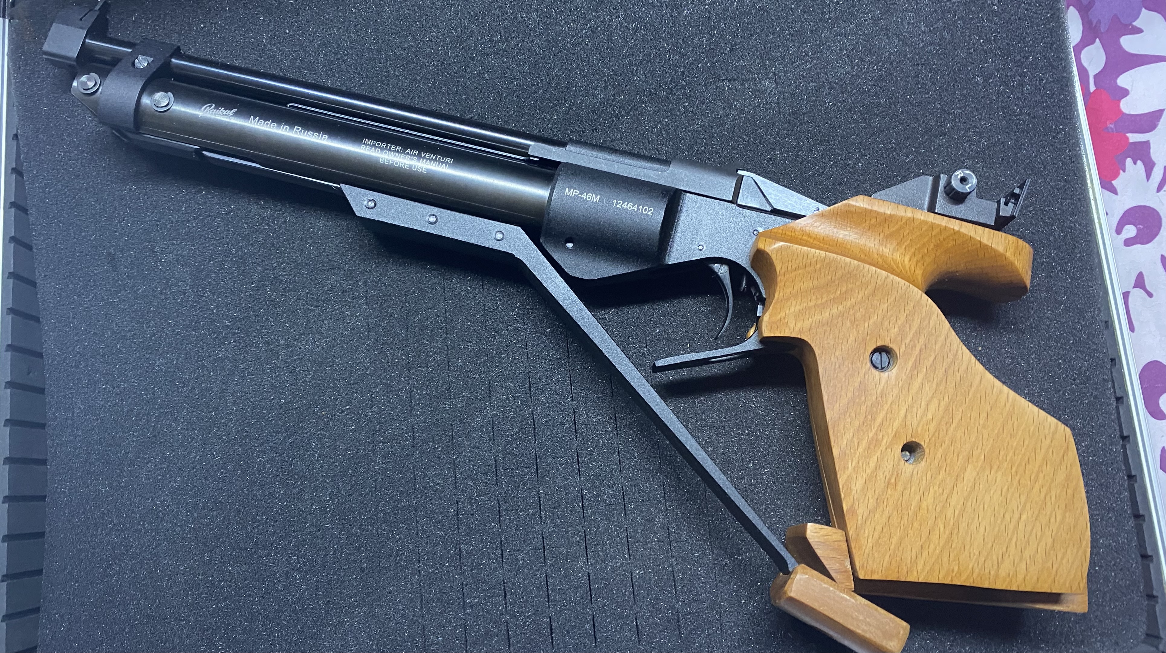 Pistolet à air comprimé Baikal Match MP46M 4.5 mm [en rupture