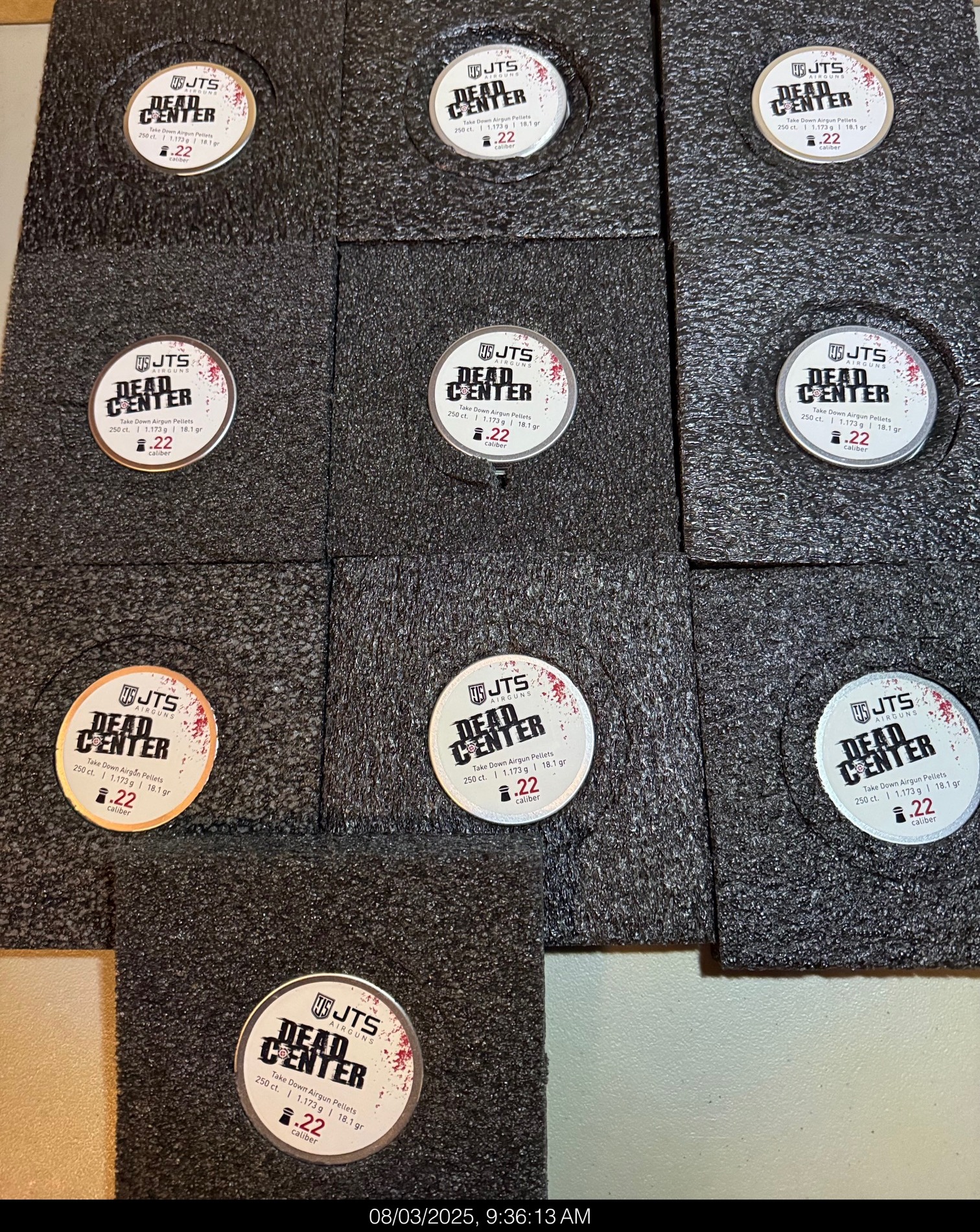 JTS Dead Center .22 Cal, 18.1 Domed, 250ct - Pic 01.jpg