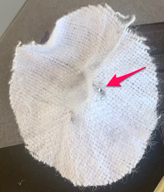 Lead found on a patch going through a stainless steel barrel with arrow.png