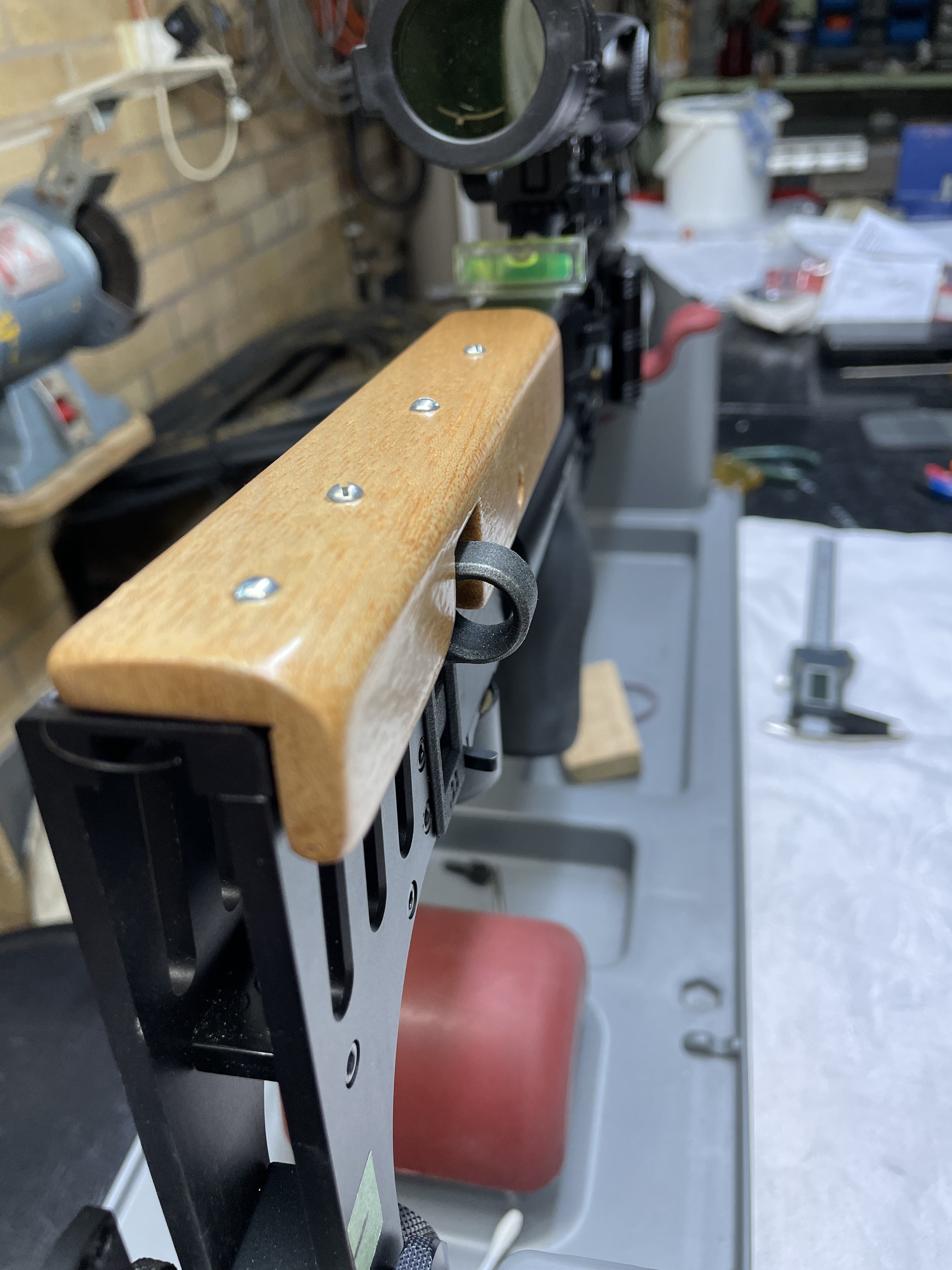 M3 Left Hand cheek piece and single shot loader.JPG