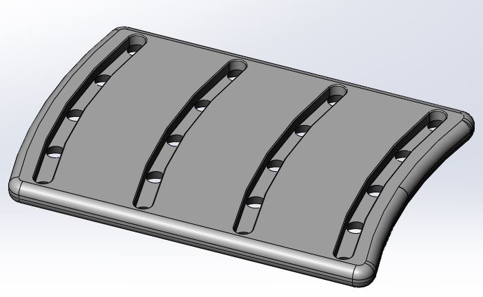 Marko brake 20 mm welded top and bottom plates milled.JPG