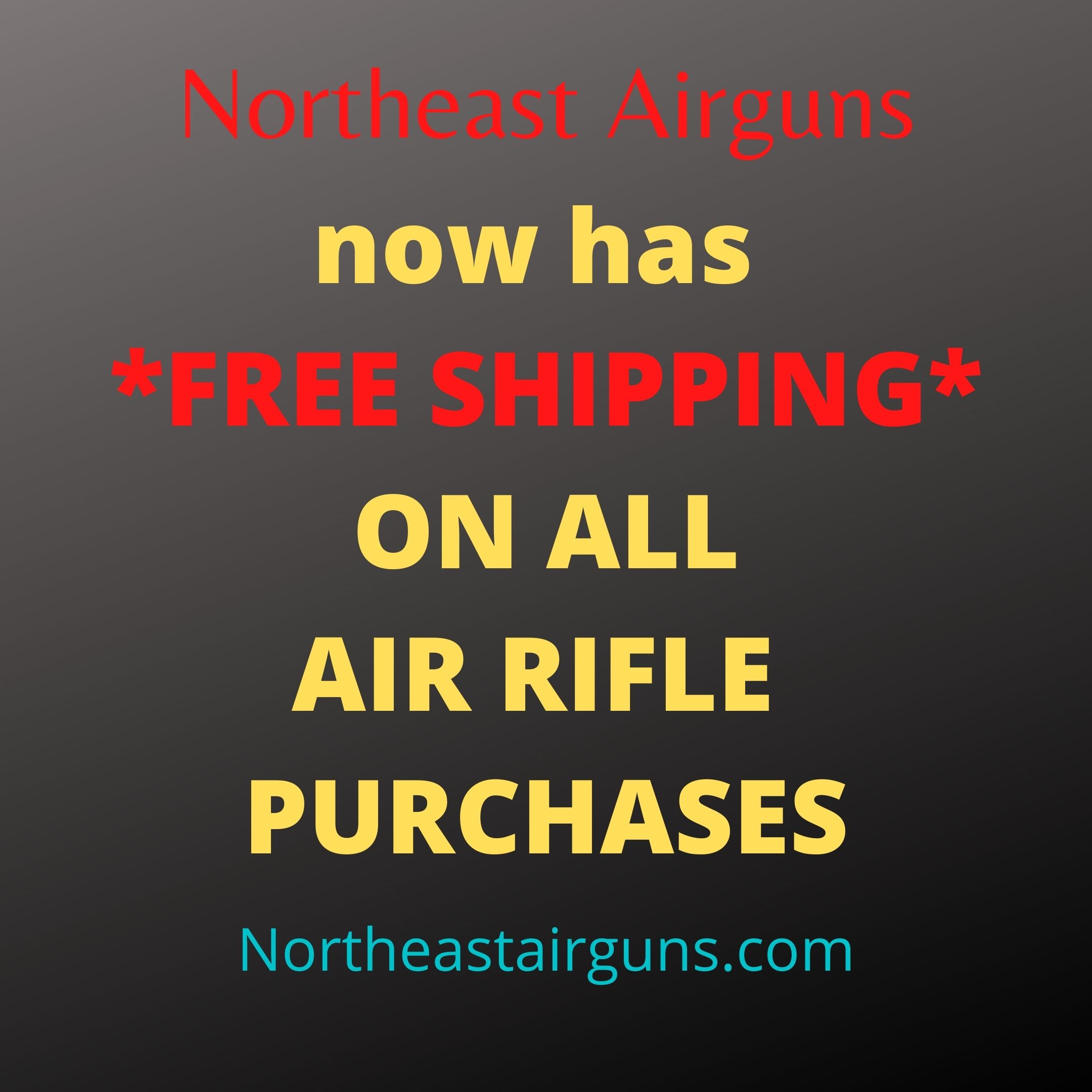 Northeast Airguns now has FREE SHIPPING on ALL rifle purchases.1640641007.jpg Northeast Airguns now has FREE SHIPPING on ALL rifle purchases.1640641007.jpg