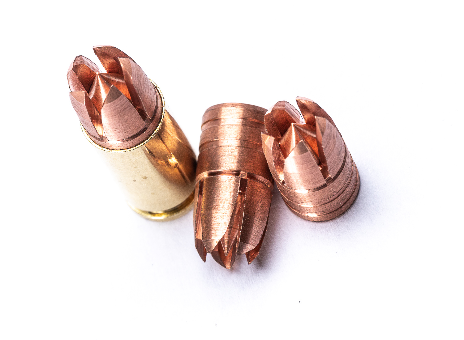 Projectiles.   Slugs.   8'' Wide Impact with 6 Lances and Piercing Core.  HaloAmmunition.com. ...jpg
