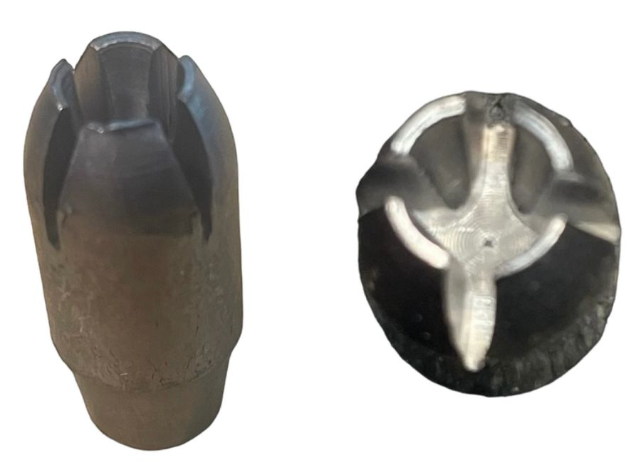 Projectiles.   Slugs.   HP with Slits.  Razorbacks — Fracturing Lead Round.  .457.  350gr.  BY...jpg