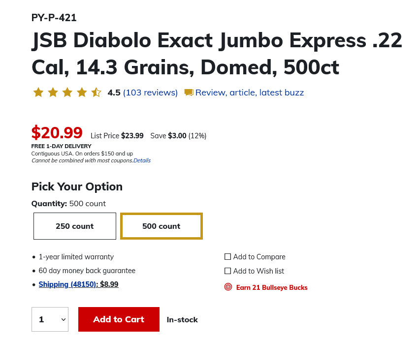 Screenshot 2021-08-17 at 07-52-06 JSB Diabolo Exact Jumbo Express 22 Cal, 14 3 Grains, Domed, ...png