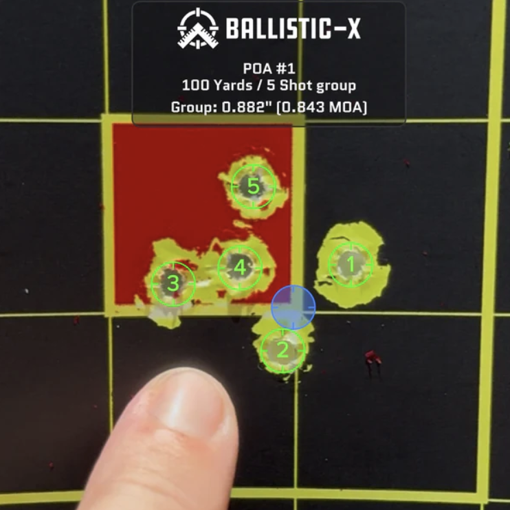 100 Yard Grouping 100 Yard Grouping