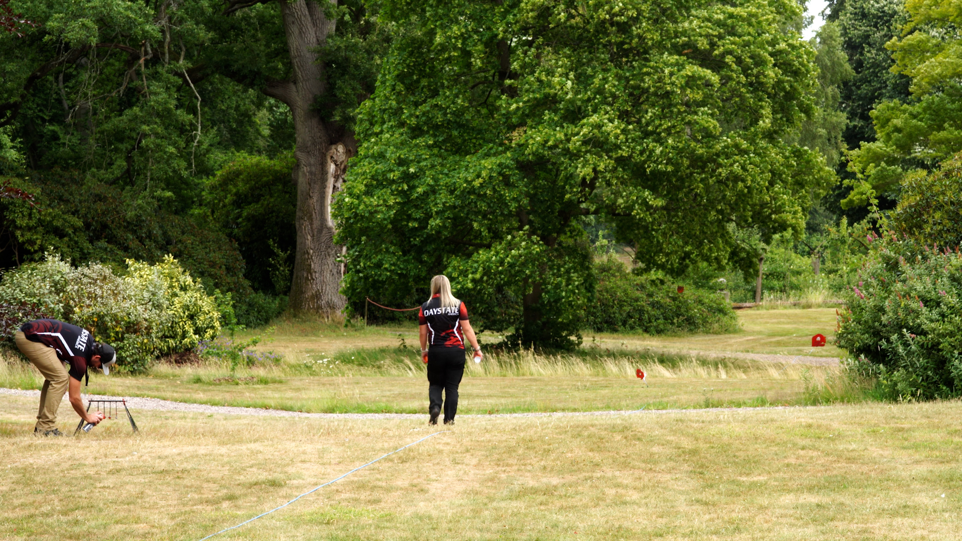 setting out and painting targets out 130 yards means a lot of walking!.jpg