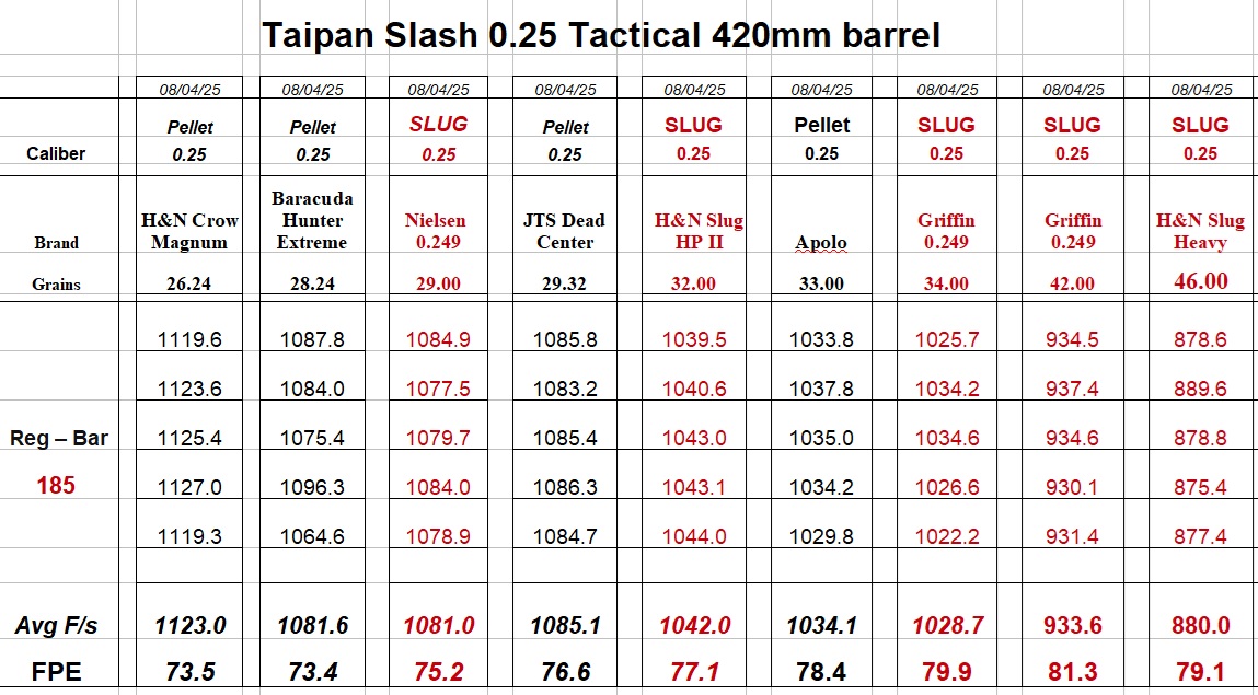 Taipan Slash 25 cal Tactical 420mm barrel - Regulator 185 Bar.jpg