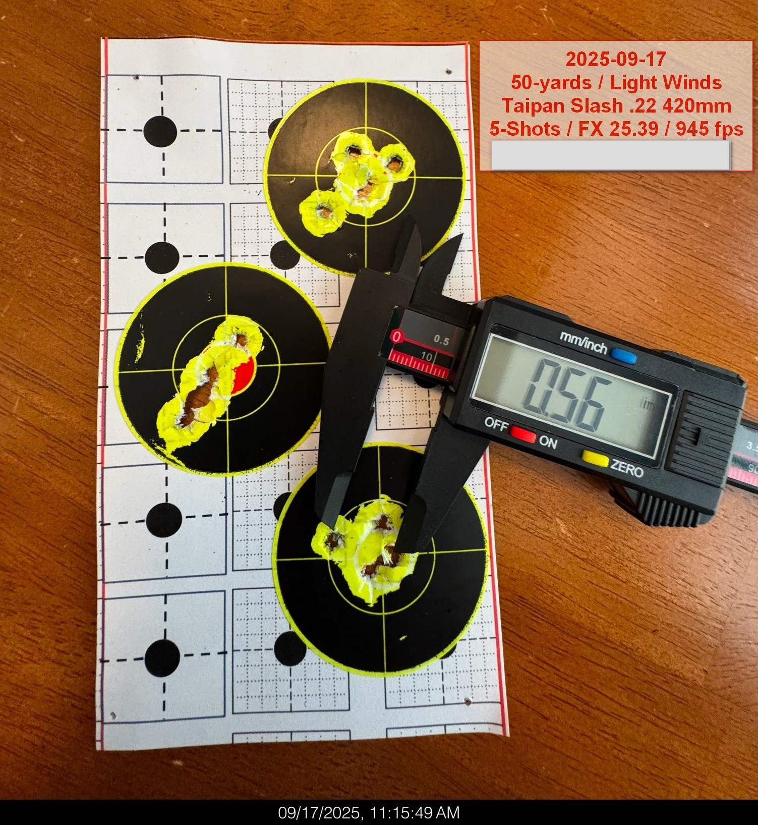 Taipan Slash - Yard 50 - 5-shot groups - 2025-09-17-02.jpg