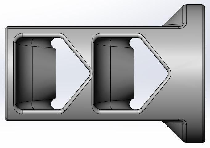 Texan Muzzle Brake Air Stripper Flanged Large Window  M18 x 1mm.JPG