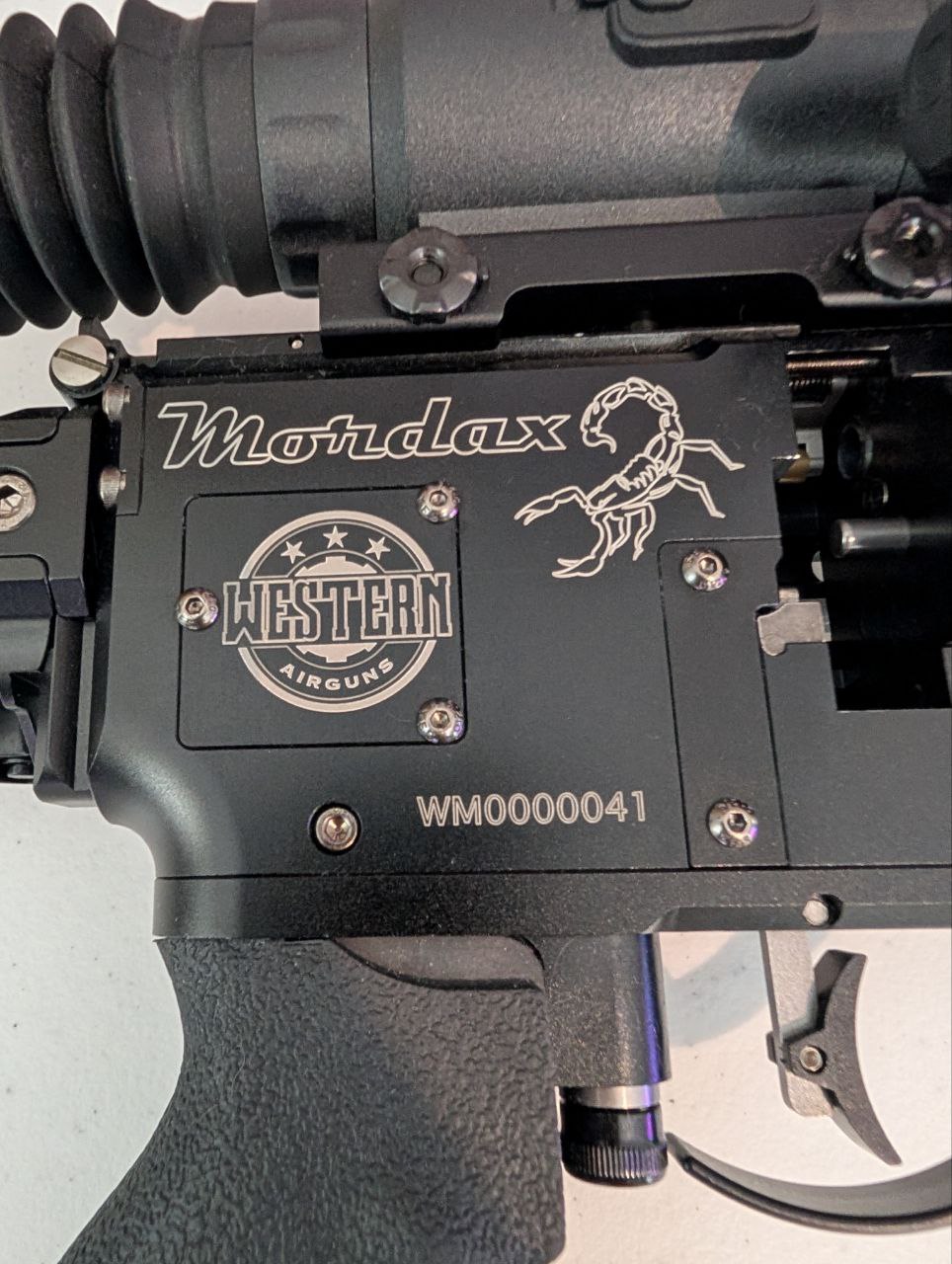 Western Airguns Mordax Semi - Full Auto .25 Caliber PCP Pistol Image 5.jpg